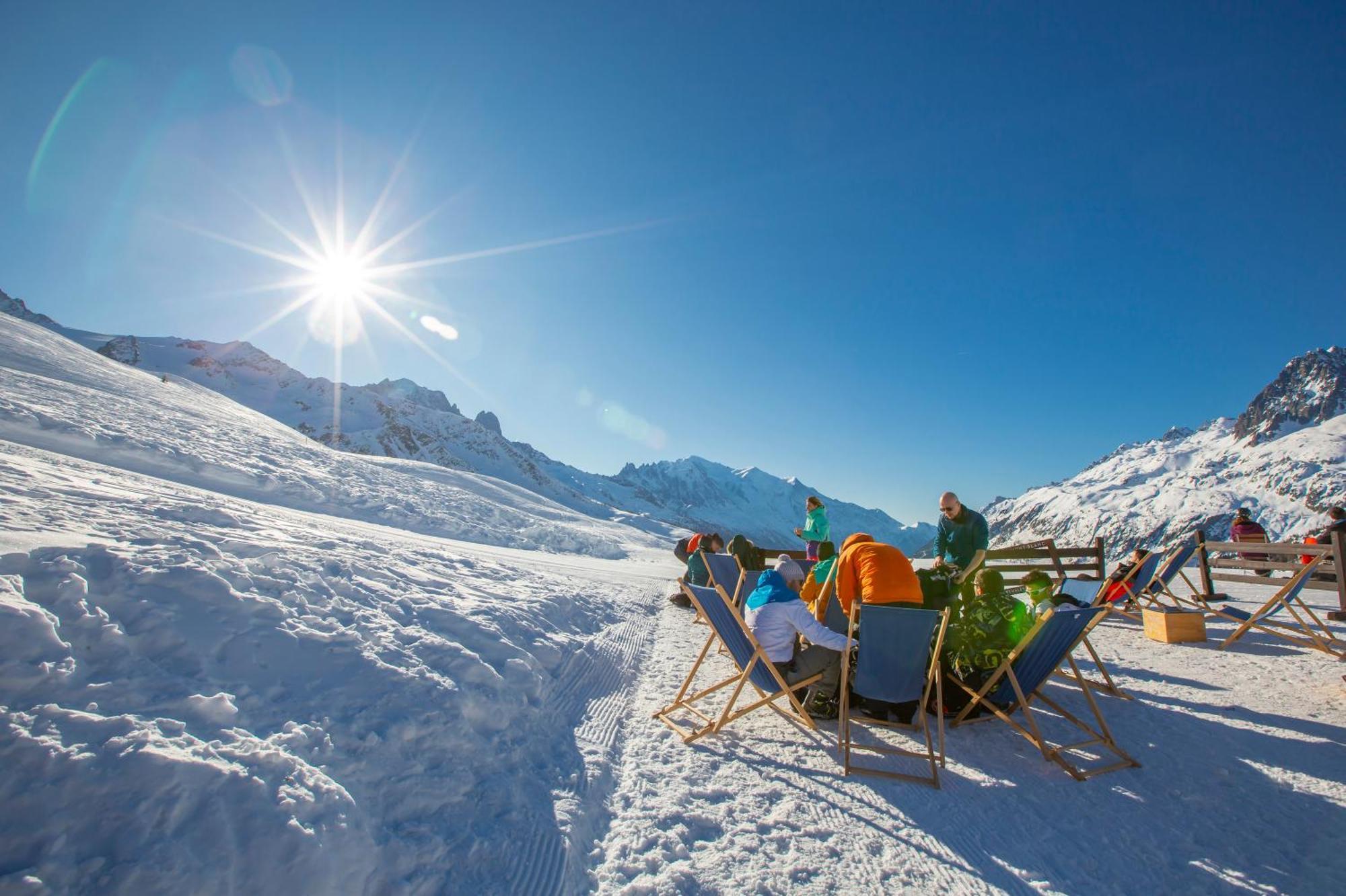 Duplex Aiguille Du Midi Large Terrasse - Happy Rentals Chamonix Exteriér fotografie