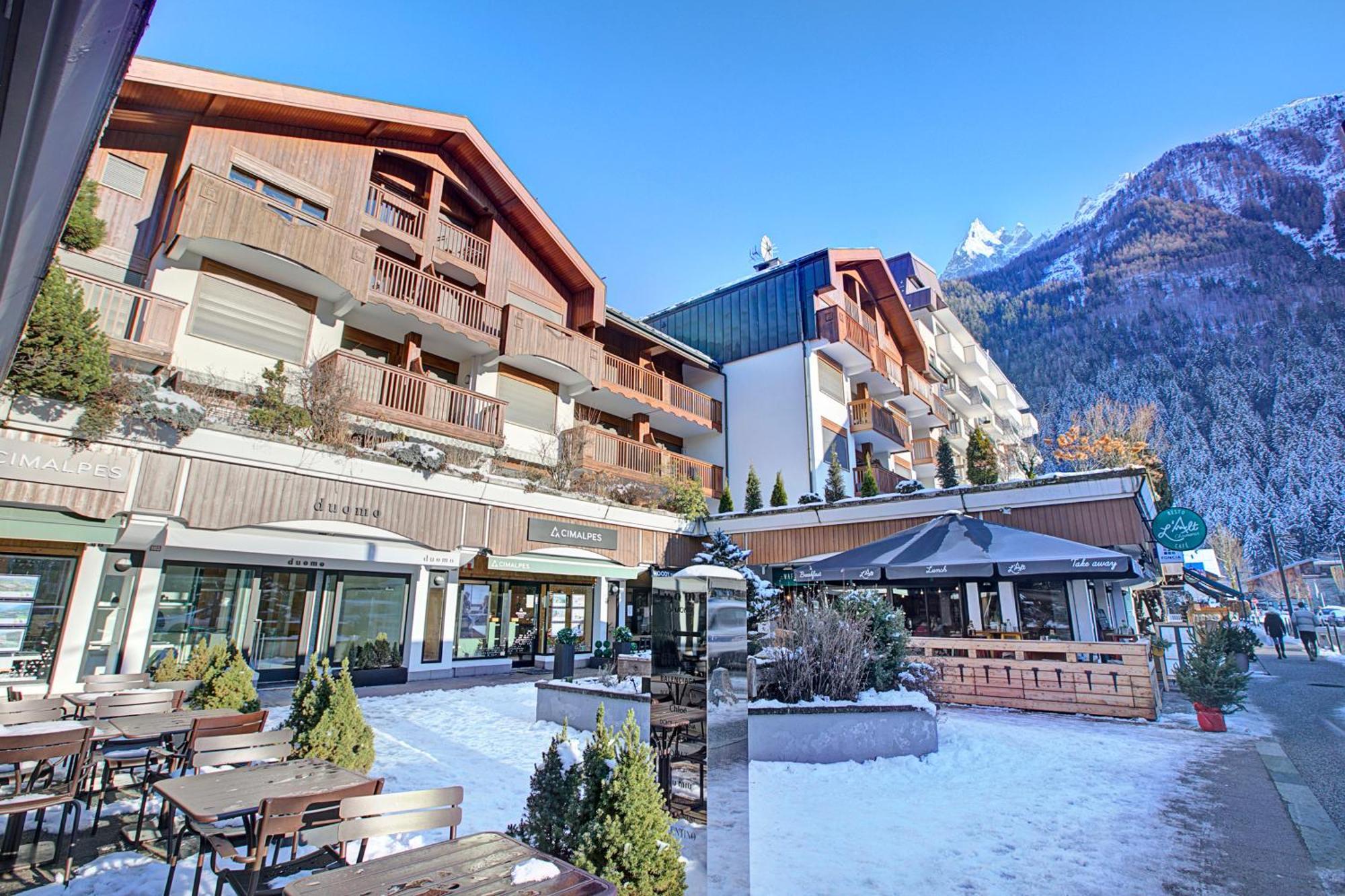 Duplex Aiguille Du Midi Large Terrasse - Happy Rentals Chamonix Exteriér fotografie